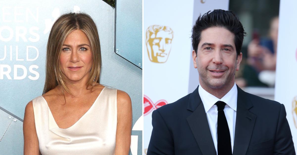 jennifer aniston addresses david schwimmer dating rumors months after friends reunion