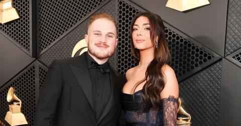 Photo of Zach Bryan and Brianna 'Chickenfry' LaPaglia.