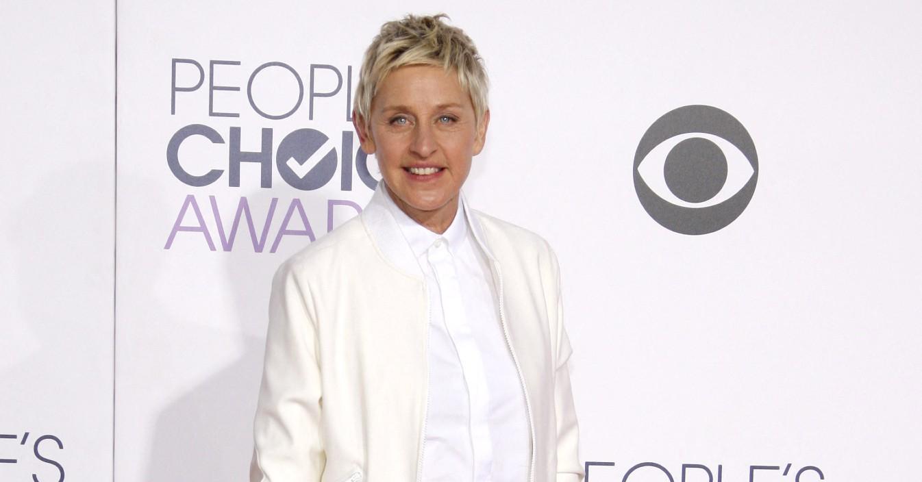 Photo of Ellen DeGeneres. 