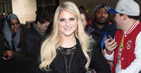Meghan Trainor leaving BBC Radio 1 Studios London
