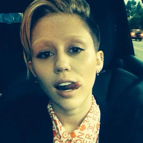 Miley cyrus eyebrows