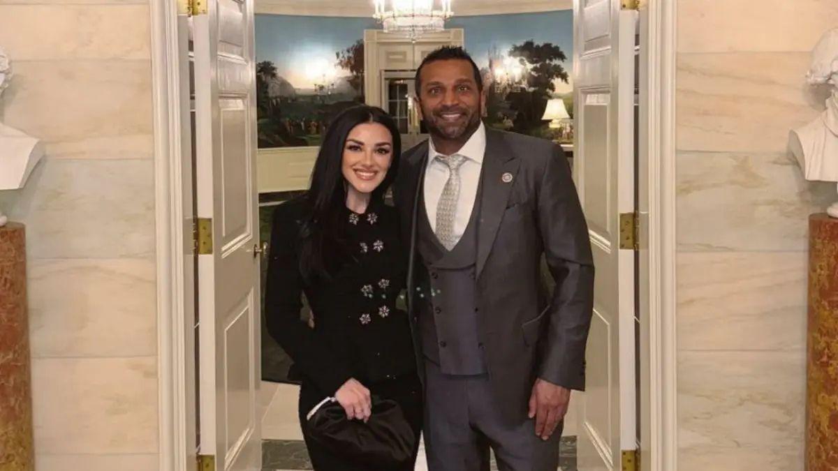 Photo of Kash Patel was accused of using the FBI's jet to go to a concert with his girlfriend, Alexis Wilkins.