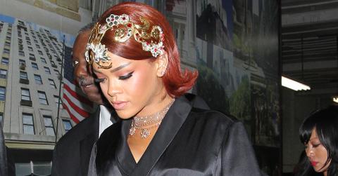 Rihanna heads tp the Met Gala in NYC