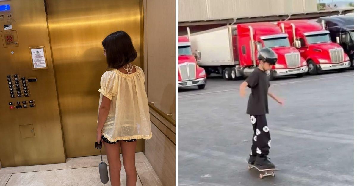 image of The Poosh founder also shared photos of Penelope and Reign Disick.