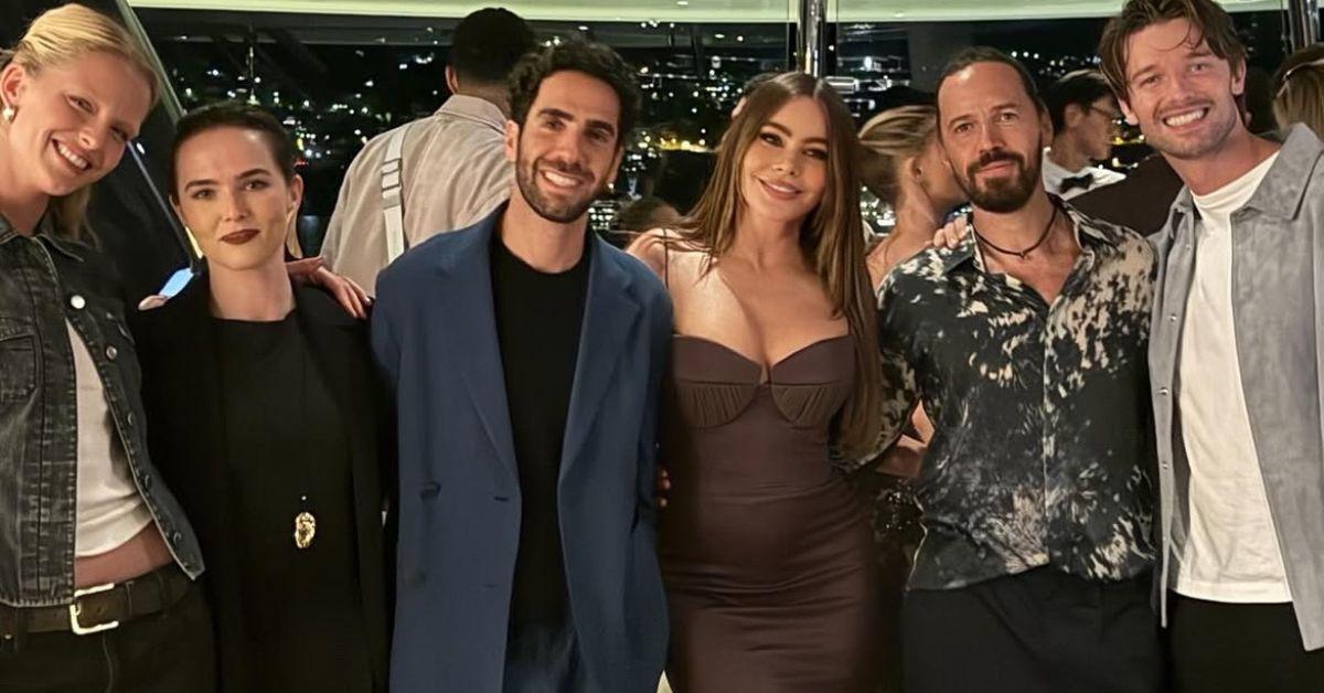 sofia vergara tight dress celebrating naomi campbells birthday photos
