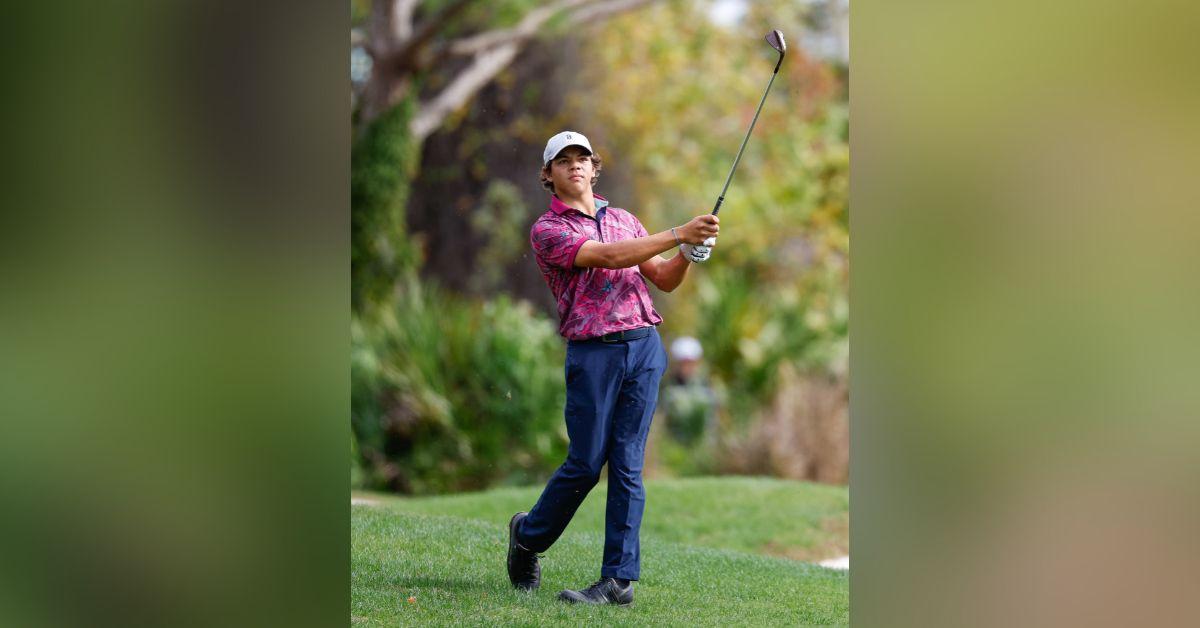 image of Charlie Woods competed in the Junior Invitational tournament.