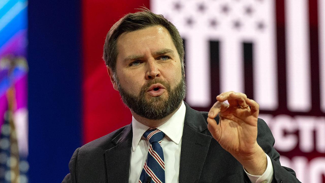 Image of Vance feigned ignorance when confronted by a military widow on an Iranian drone strike in Kuwait.