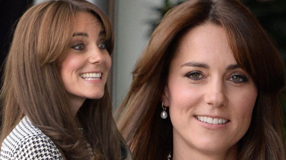 Kate Middleton And Her Bangs Return To Work In First Royal Duty Since ...