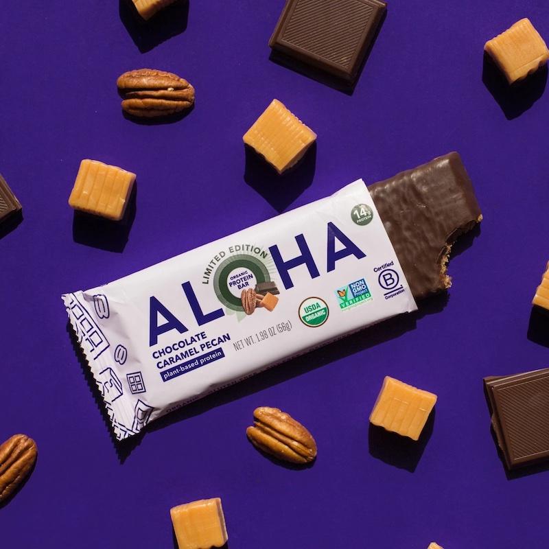 aloha chocolate caramel pecan bar