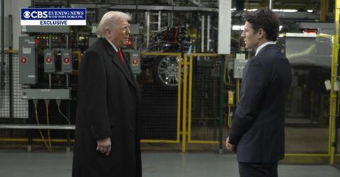 Photo of Donald Trump and Tony Dokoupil