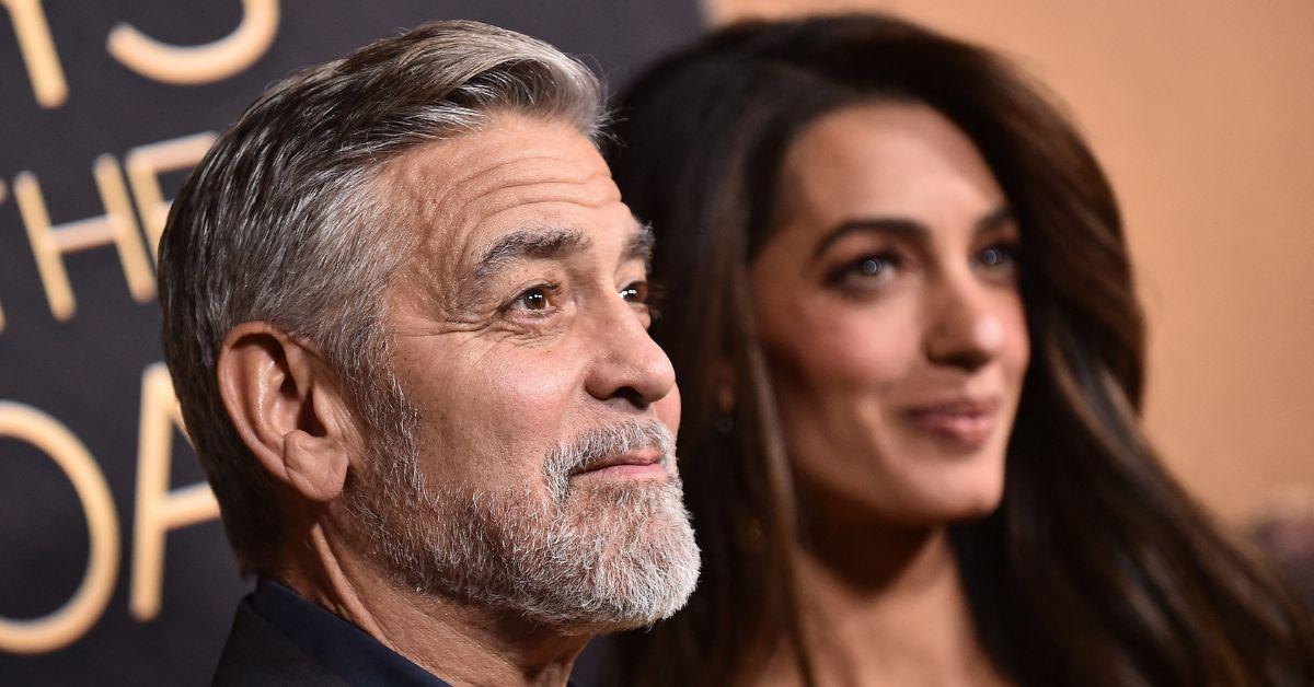 George Clooney and Amal Clooney at The Boys in the Boat Los Angeles