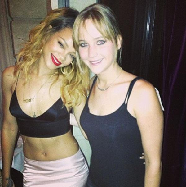 Rihanna Jennifer Lawrence