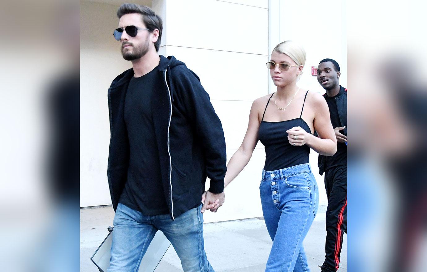 Sofia Richie and Scott Disick out and about, Los Angeles, USA - 13 Dec 2017