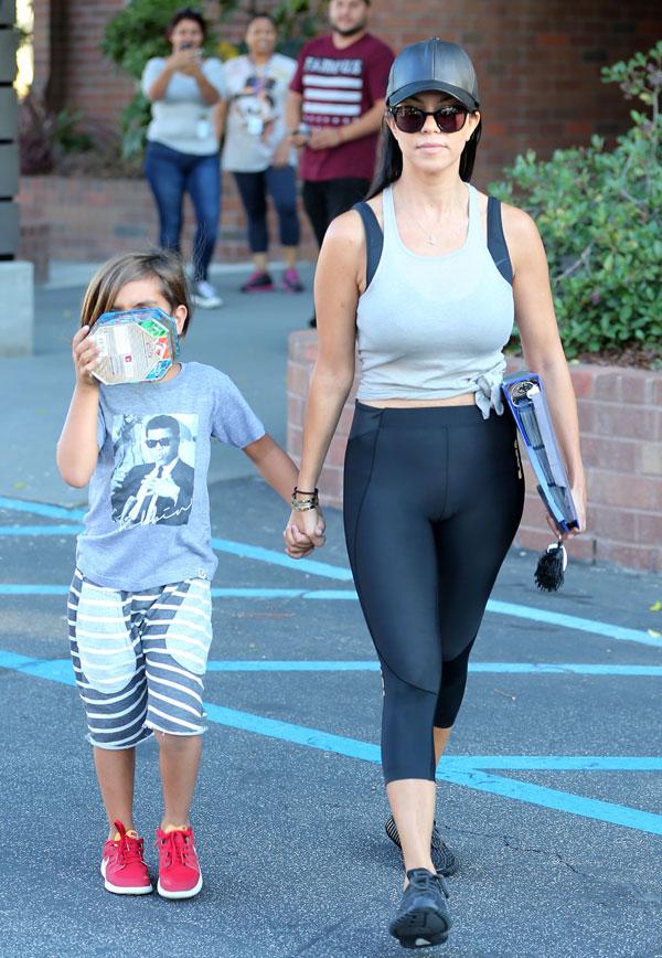 KourtneyKardashian Mason Kindergarten KUWTK