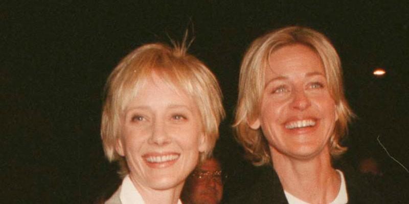 Anne Heche Smiling With Ellen DeGeneres