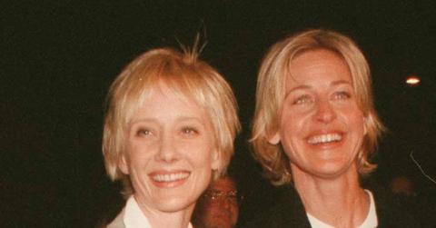 Anne Heche Smiling With Ellen DeGeneres
