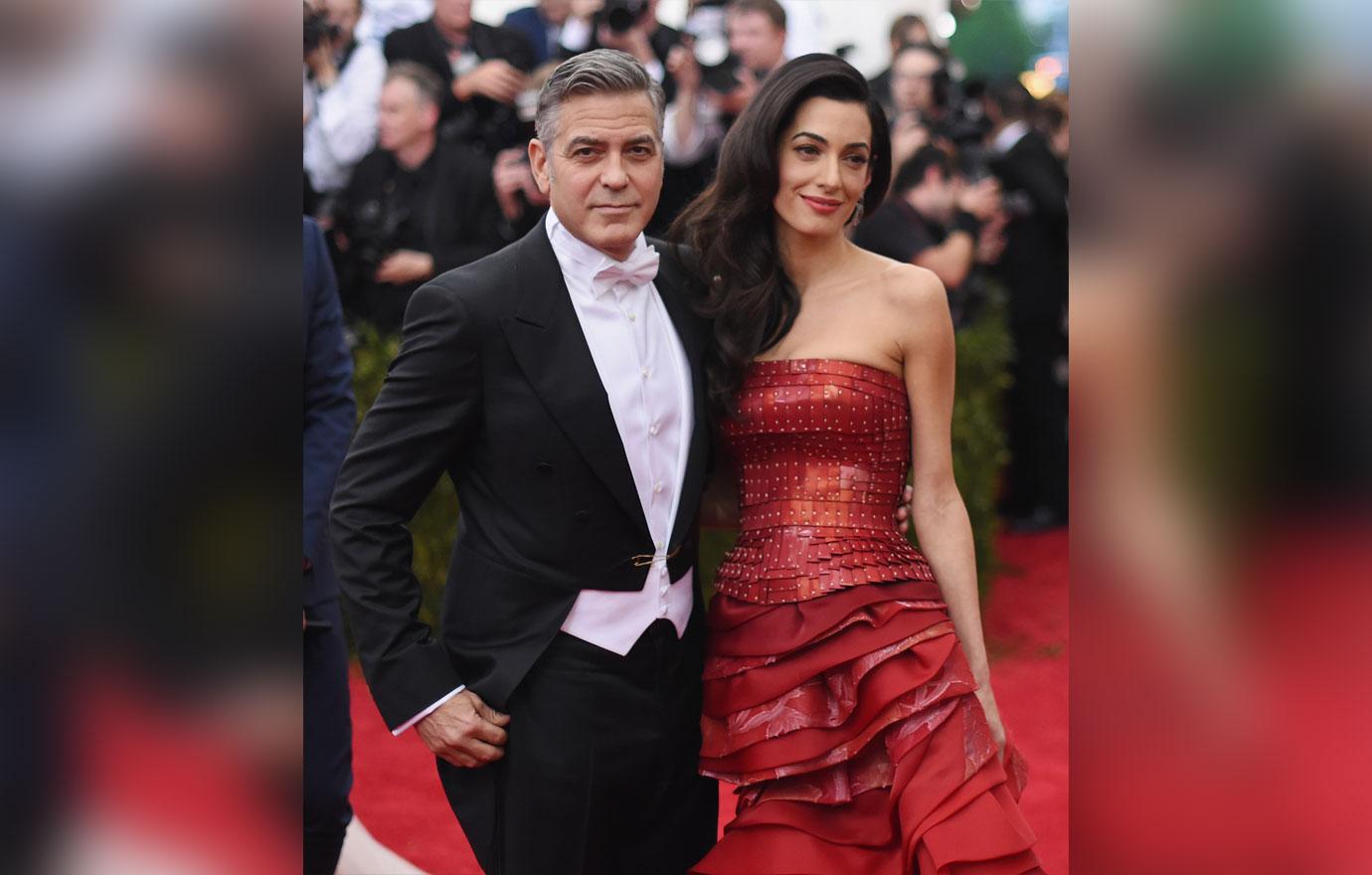 George Clooney Amal Clooney Twins 07