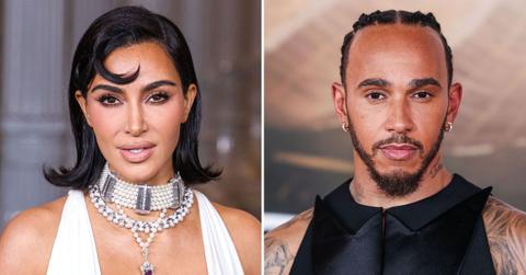 Photo of Kim Kardashian and Lewis Hamilton