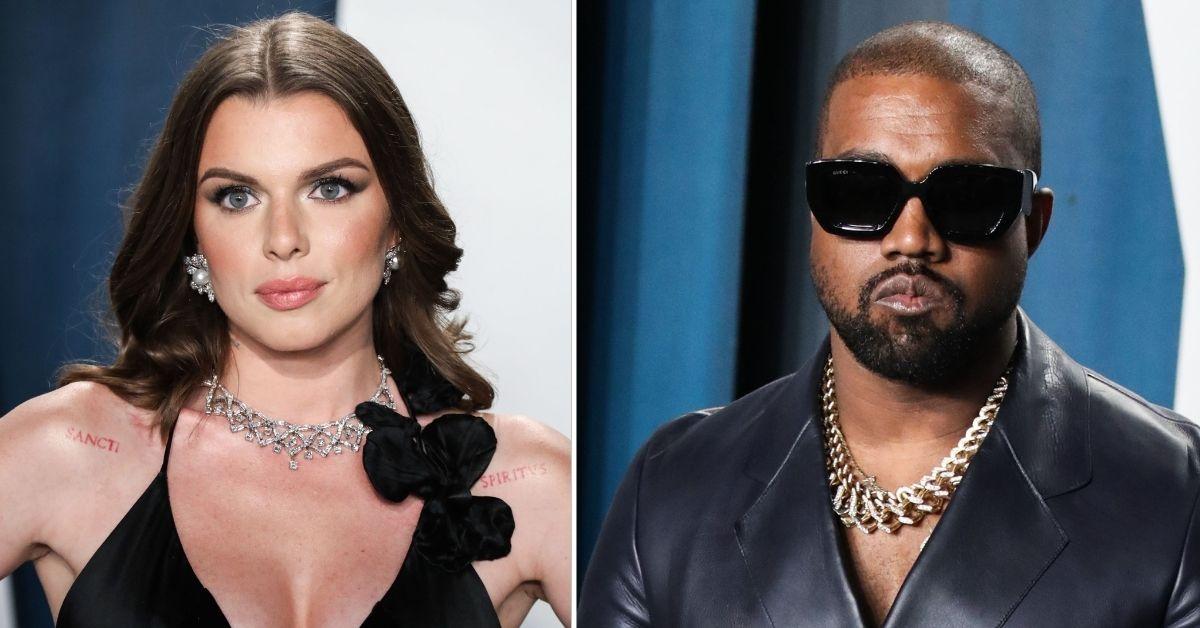 julia fox kanye west surprised hotel suite full of clothes date