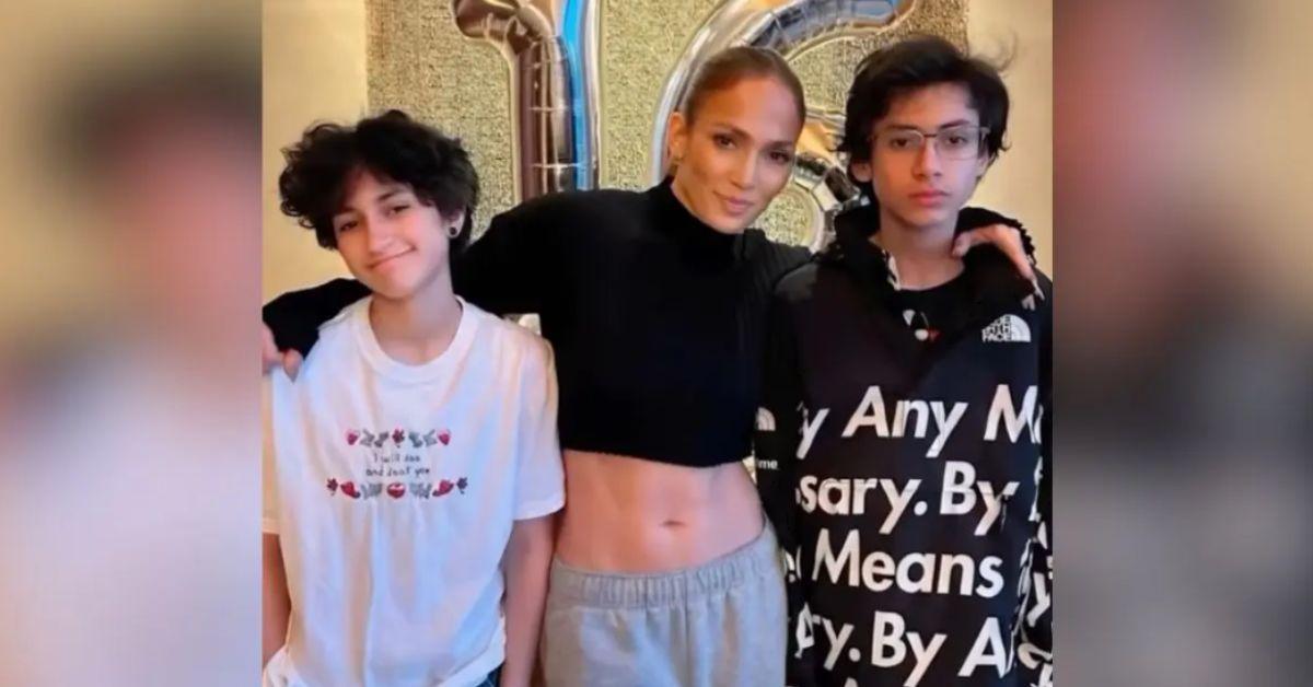image of Jennifer Lopez explained that she wants Max and Emme to see her strong work ethic because she believes hardworking parents raise hardworking children.
