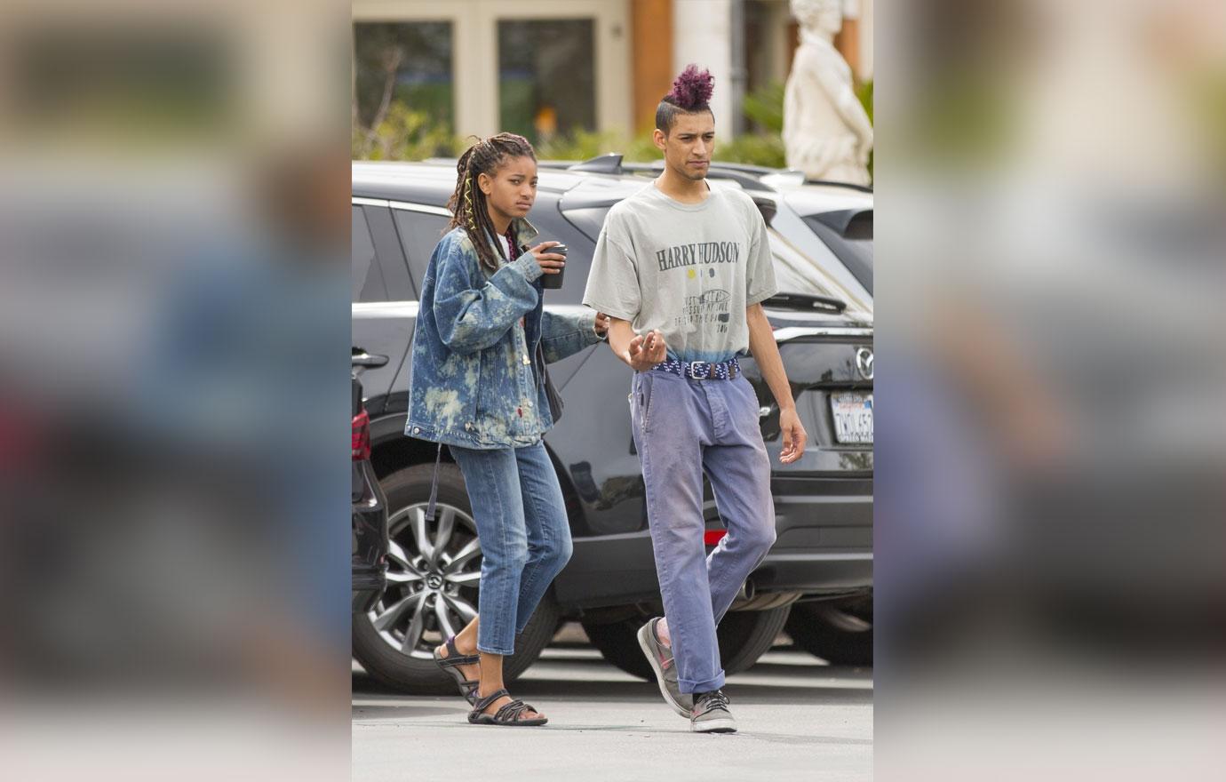 Willow Smith in LA with boyfriend Tyler Cole