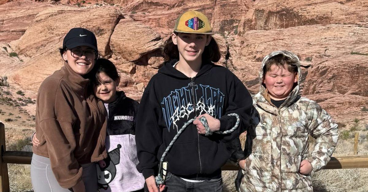 Photo of Jenelle Evans, Ensley Eason, Jace Evans and Kaiser Griffith