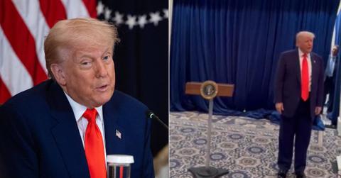 Composite photo of Donald Trump