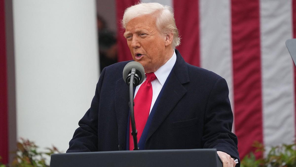 image of Donald Trump has spoken about the war in press briefings. 