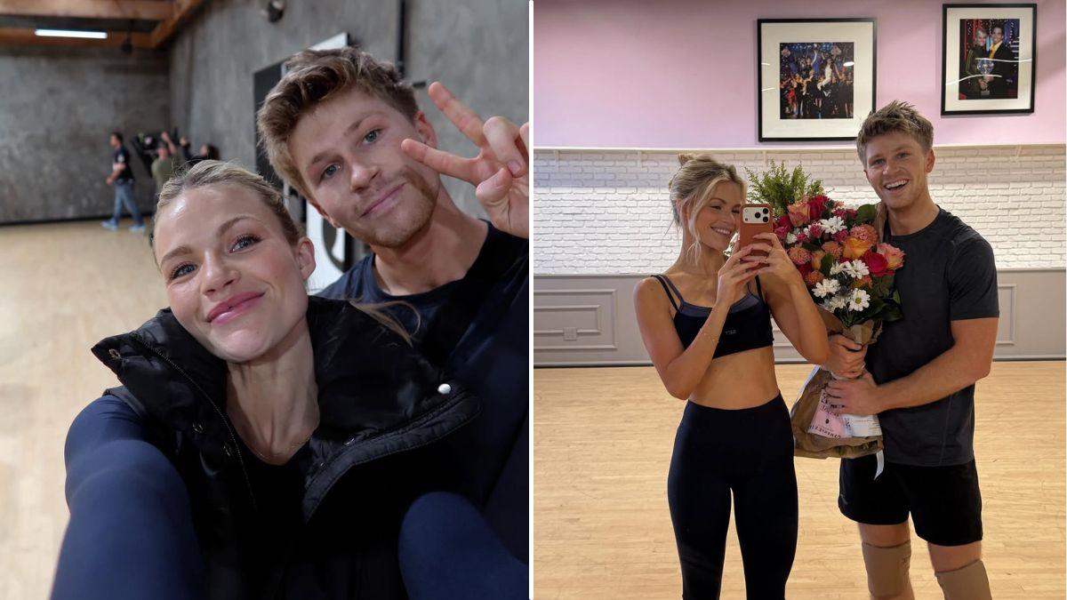 photo of Robert Irwin and Witney Carson. 