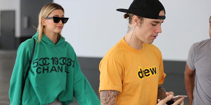 Justin bieber hailey baldwin walk to eat la pics