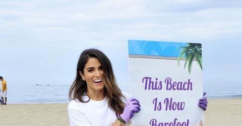 Nikki Reed supports the Barefoot Wine Beach Rescue Project at the Santa Monica Pier