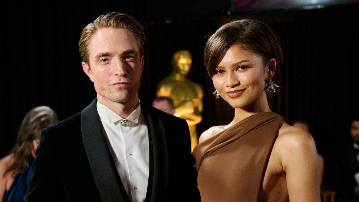 Photo of Robert Pattinson and Zendaya.
