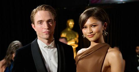 Photo of Robert Pattinson and Zendaya.