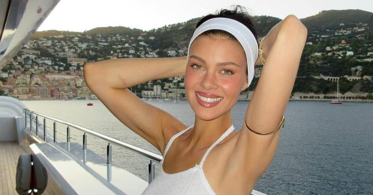 Image of Brooklyn Beckham said his mom, Victoria, 'danced very inappropriately' at his wedding.