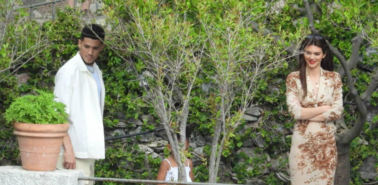 devin booker instagram snaps kendall jenner vacay together