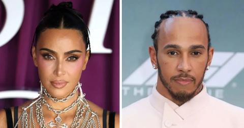 Photo of Kim Kardashian and Lewis Hamilton
