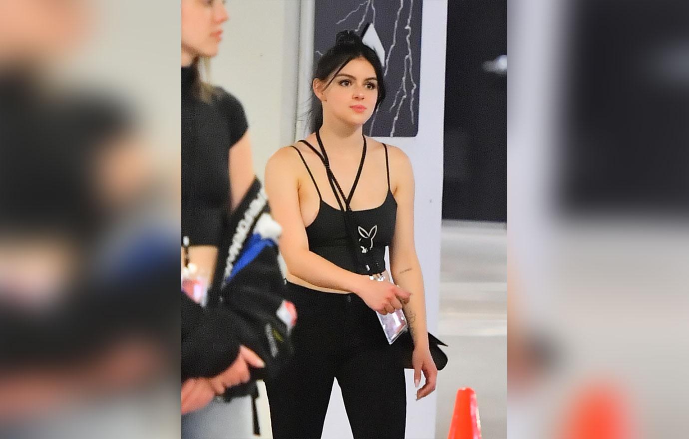 Ariel Winter Suffers A Nip Slip While Out About In Los Angeles.