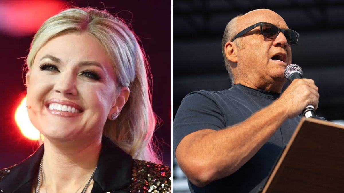 Photo of Erika Kirk and Greg Laurie