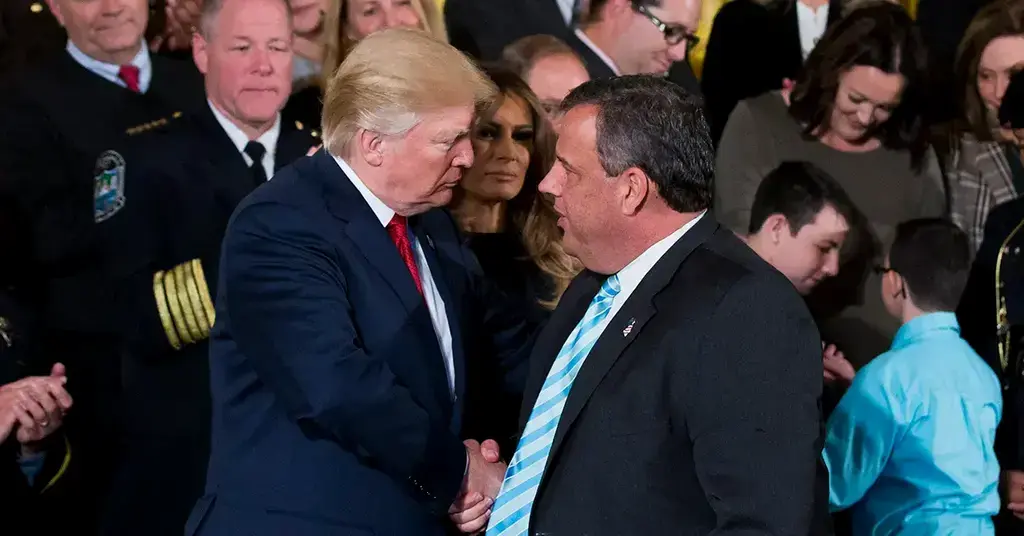 chris christie slams donald trump for praising hezbollah