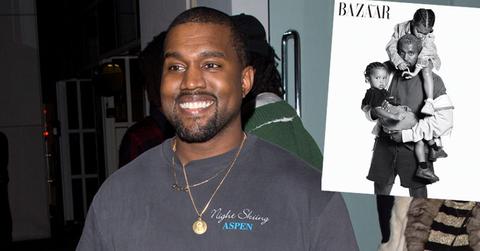 Kanye west kids north saint harpers bazaar pic pp 2