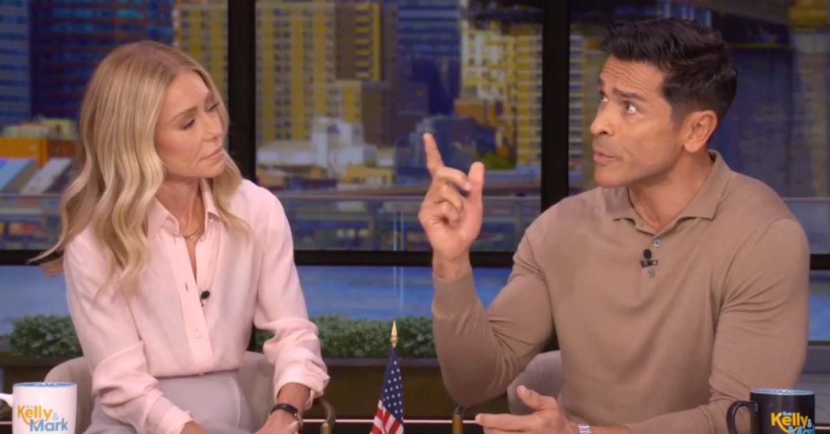 Mark Consuelos Notices Odd Glitch As He Announces Father Saul's Death