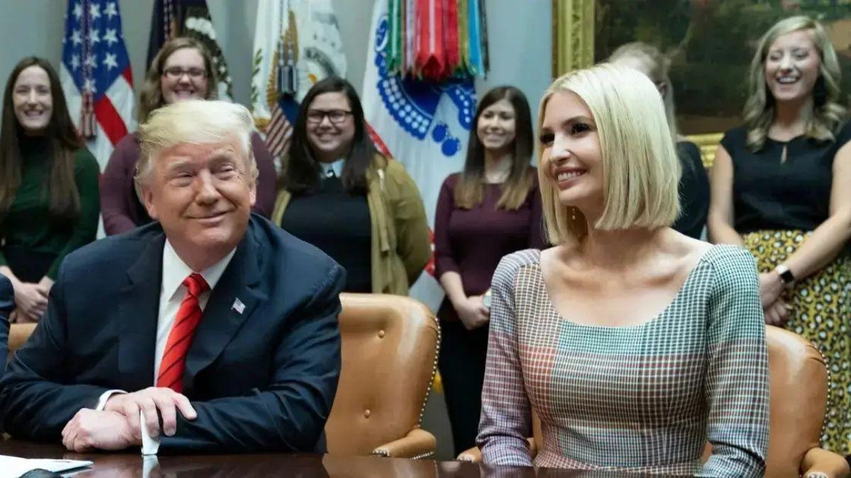 Photo of Social media users shared their theories as to why the first daughter was wearing sunglasses at night.