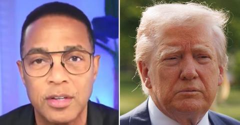 Composite photo of Don Lemon and Donald Trump