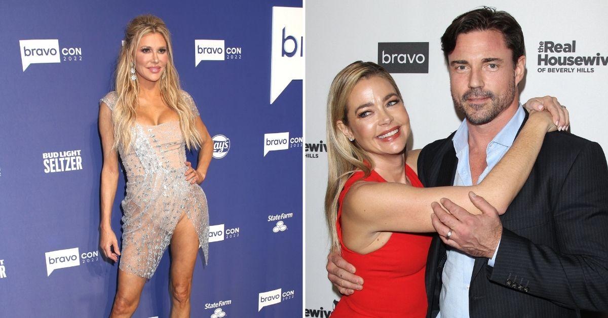 Composite photo of Brandi Glanville, Denise Richards and Aaron Phypers
