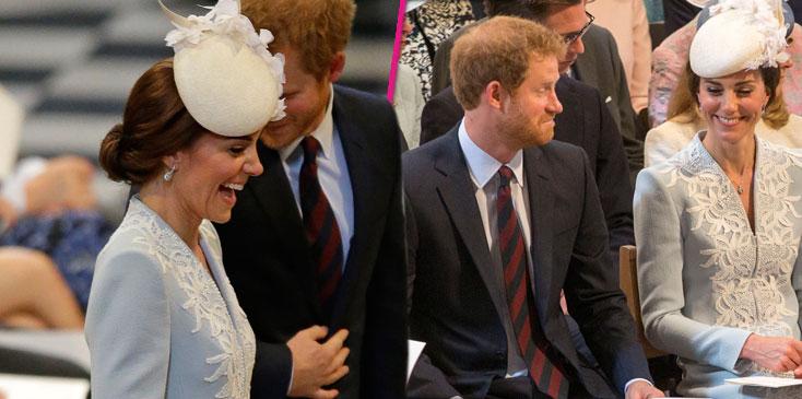 prince harry makes kate middleton laugh