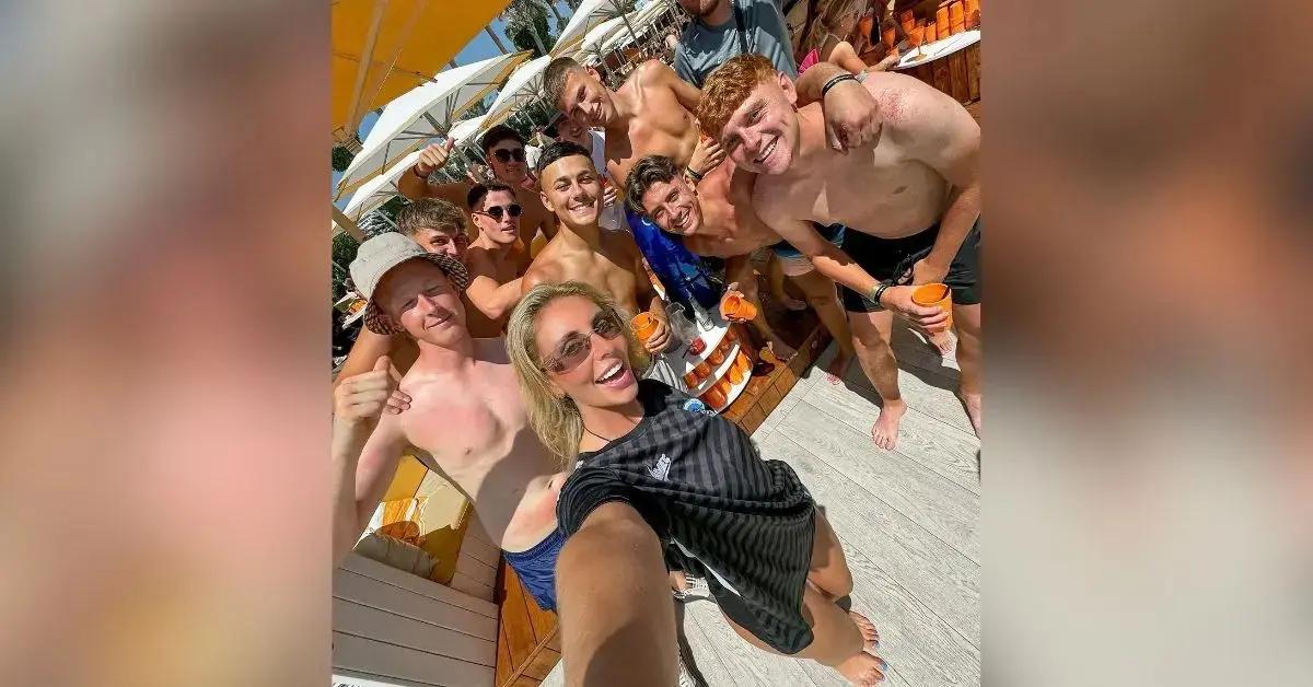 Image of Bonnie Blue appeared to shade Annie Knight after being banned from OnlyFans.