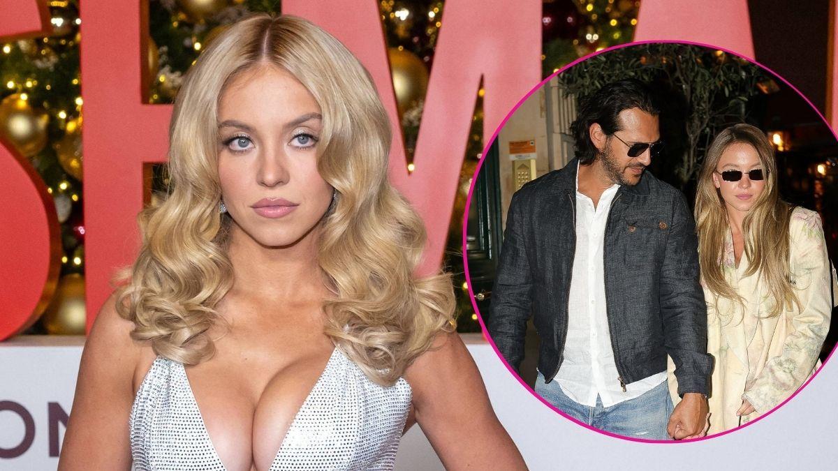 Split photo of Sydney Sweeney & Jonathan Davino