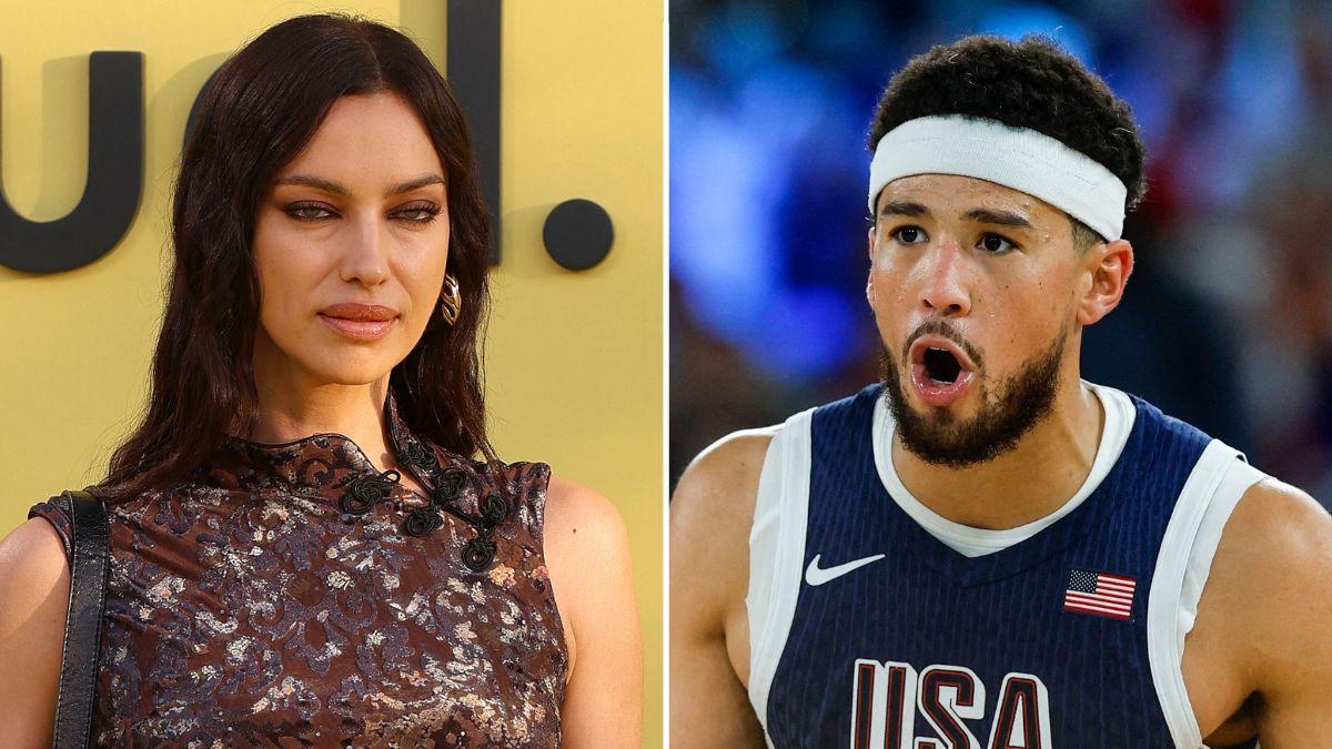 Photo of Irina Shayk and Devin Booker were spotted on two separate occasions in the Hamptons last weekend.