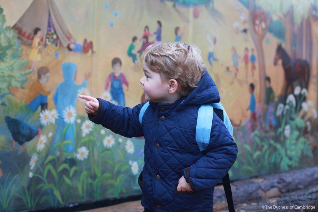 prince george first day of preschool