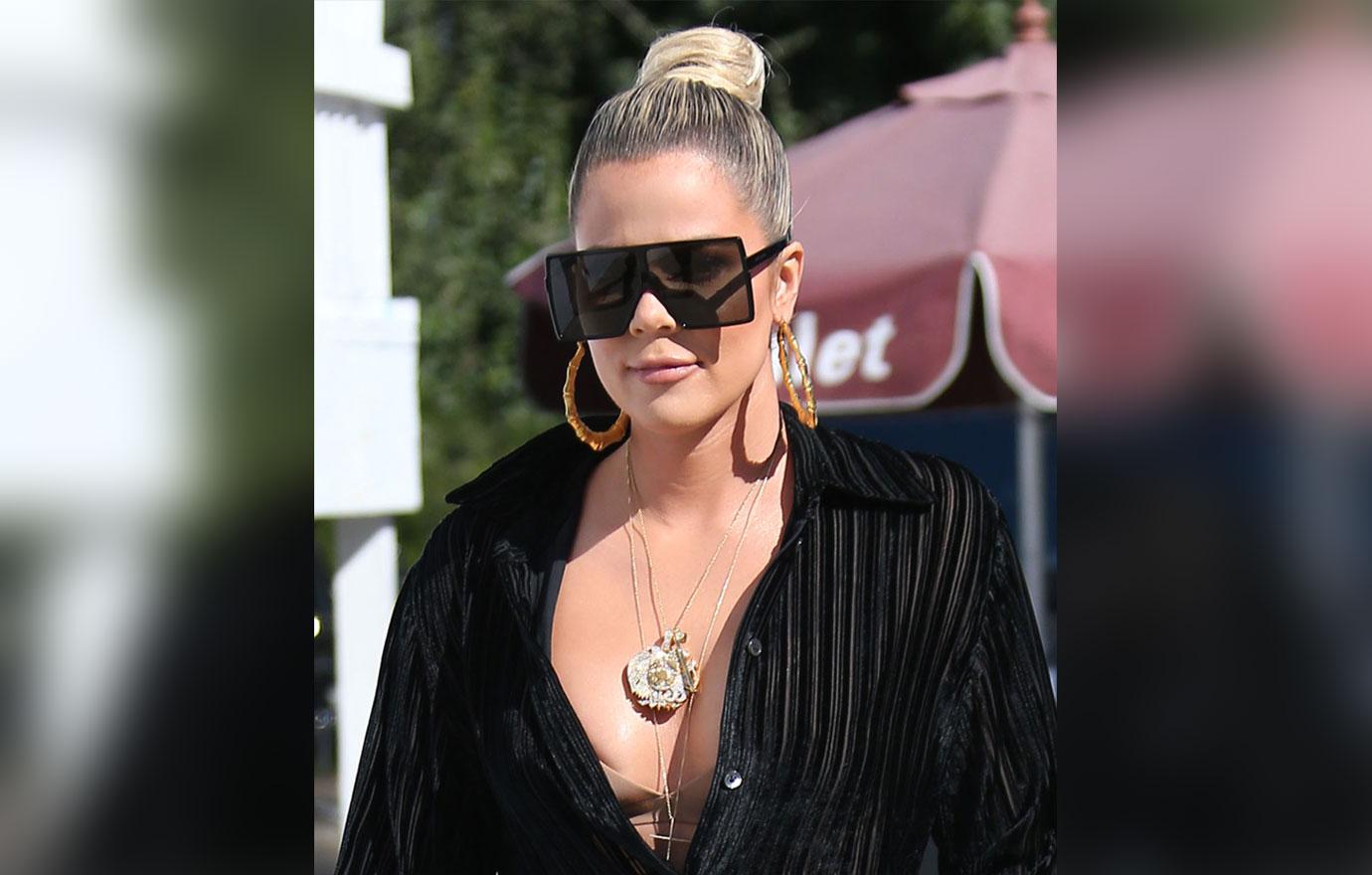 Khloe Kardashian In Sunglasses French Montana